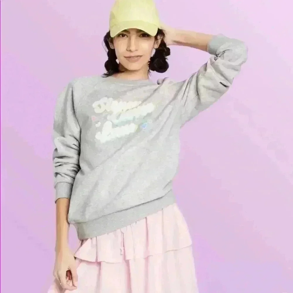 NEW WITH TAGS Stoney clover lane x target gray sweatshirt‎ woman size M crewneck